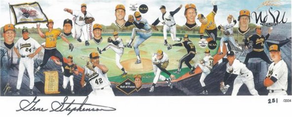 The WSU Shockers Baseball Mural: Right Panel